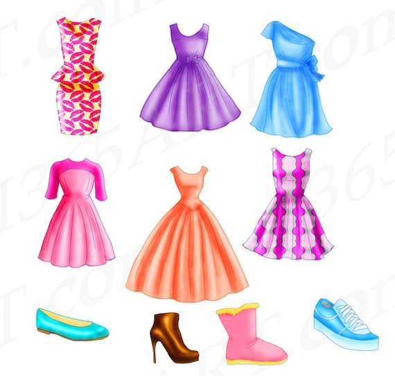 flats shoes clipart