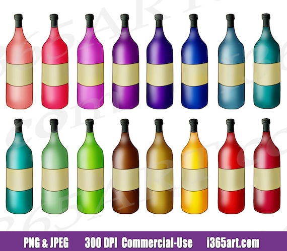 Kaufen Sie 3 Holen Sie Sich 1 Kostenlose Weinflasche Clipart Etsy
