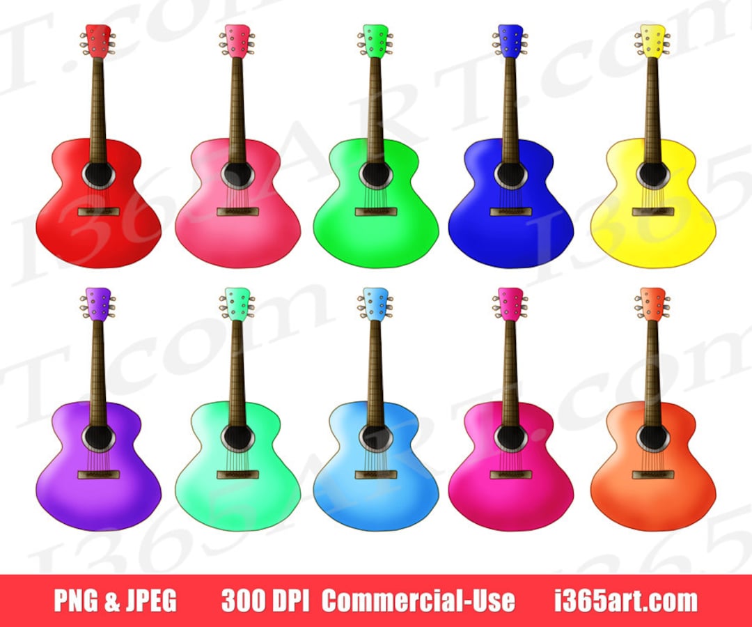Guitars Clipart, Guitar Clip Art, Rock Star, Acoustic Guitar, Rock and