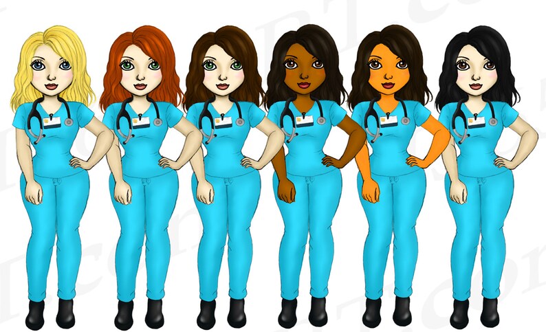 Chibi Nurse Clipart
