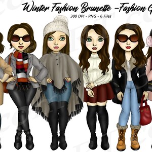 Winter Girl Clipart