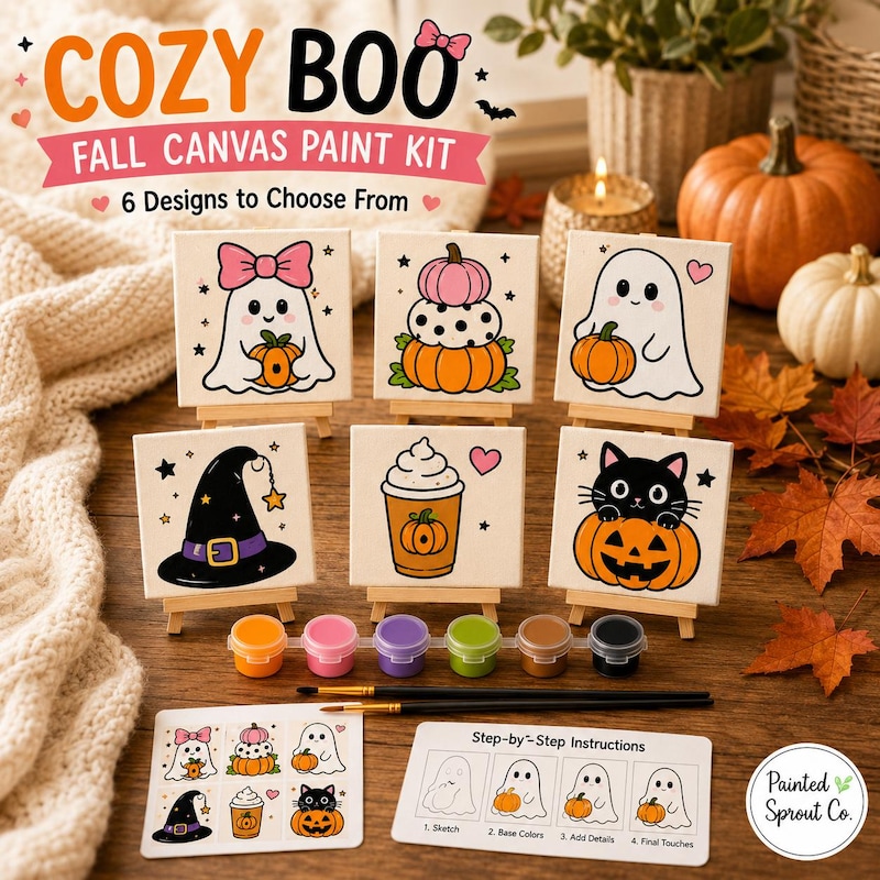 Mini Paintings Fall - Etsy