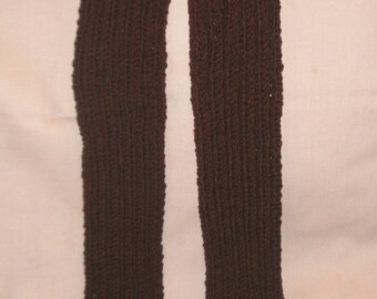 Handmade knit Scarf - black