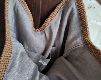 Grande borsa colorata Granny piastrelle Sacca multi