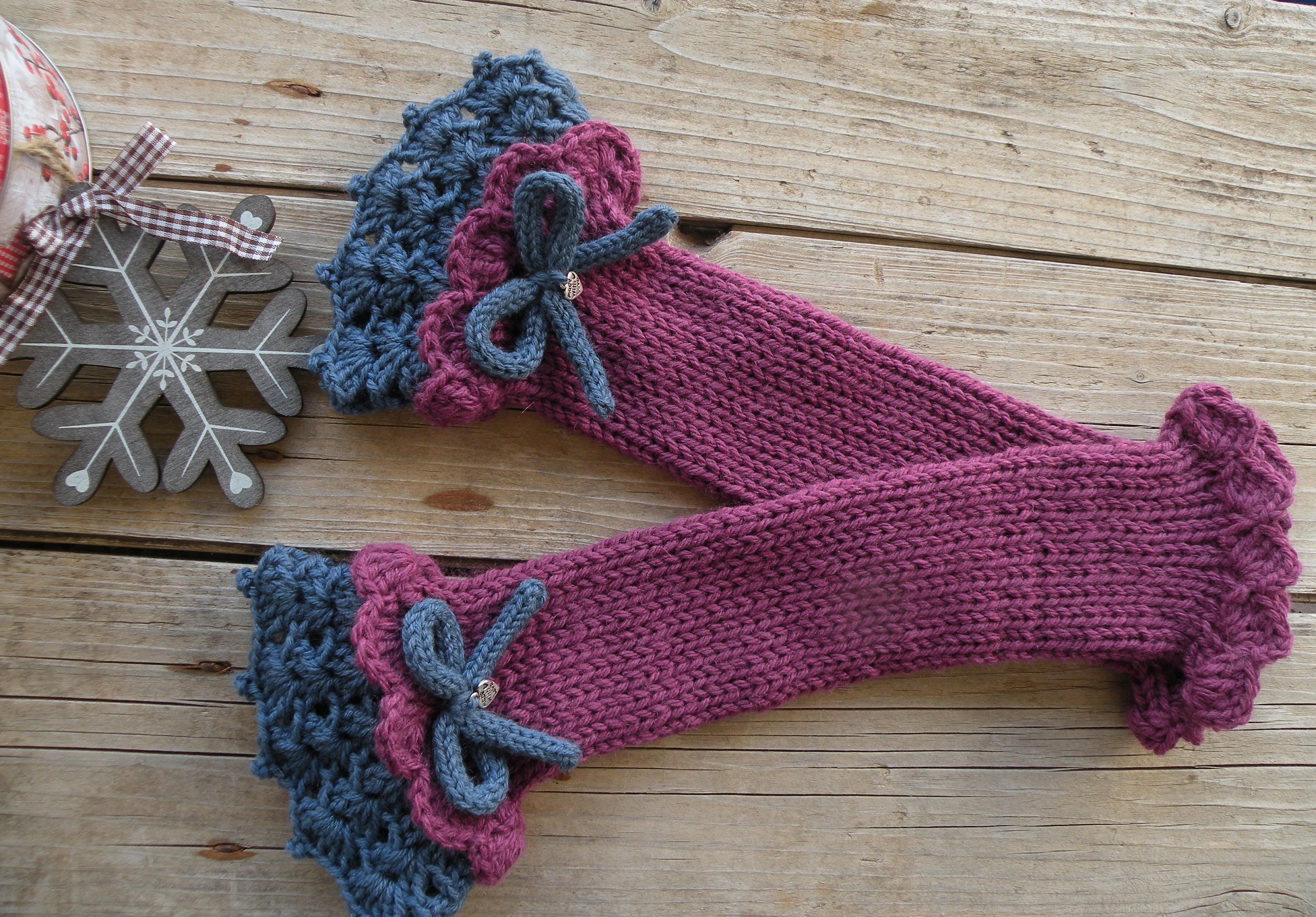 Manicotti In Lana Per Donna - 1 Paio, Copribraccia Invernali, Lavorati A Maglia, Morbidi E Caldi - Foto 2