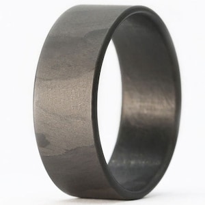 Camouflage Ring, Men&#39;s Carbon Fiber Wedding Ring,  Carbon Fiber Wedding Band- The Ranger