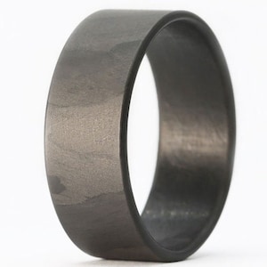 Men&#39;s Carbon Fiber Wedding Ring, Camouflage Ring, Carbon Fiber Wedding Band- The Ranger