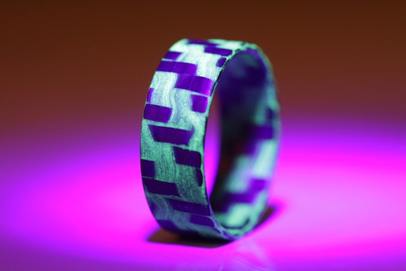 Carbon fiber glow best sale ring