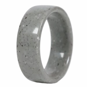 Men's Bands, Concrete Ring, Rings for Men, Concrete Wedding Band- The Foreman