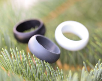 Anello In Silicone Nero: Anello Sportivo Traspirante Per Uomo - Italia - Foto 3