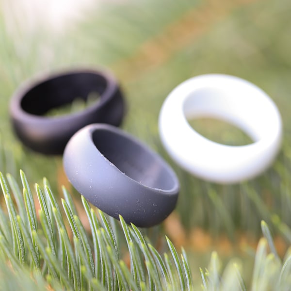 Mens Silicone Ring, Womens Silicone Ring, Hypoallergenic Rings- The Technician