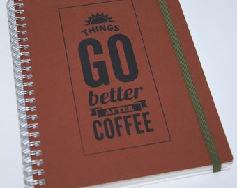 A5 Notebook * Recycled material * Screen printing