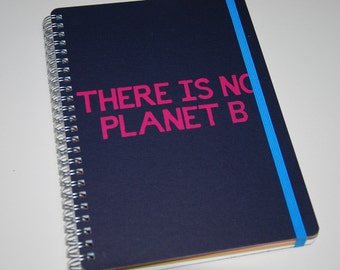 A5 notebook * RECYCLING MATERIAL * Screen printing