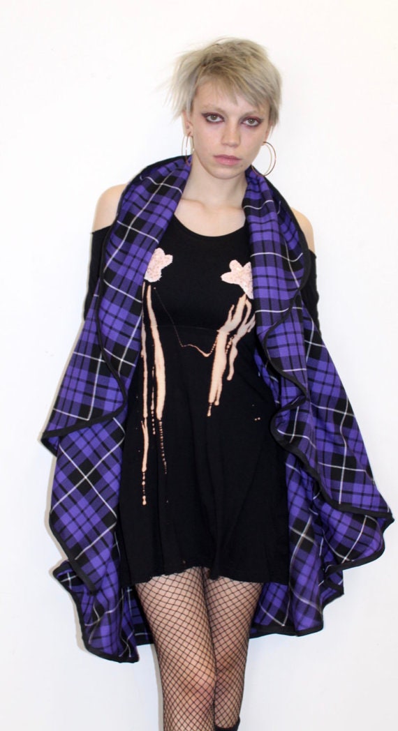 Purple tartan waistcoat best sale