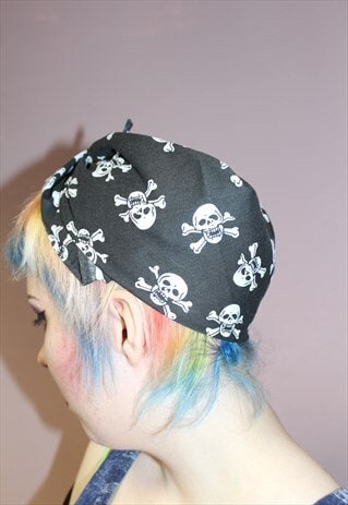 Skeleton glow in the dark anatomy Bandana Biker Gothic Chemo Head Band scarf Skeleton glow in the dark anatomy Bandana Biker Gothic Chemo Head Band scarf