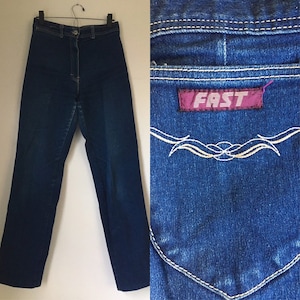 vintage 70&#39;s/80&#39;s FAST BLUE JEANS - medium