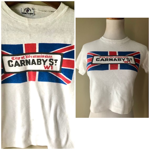 vintage 60’s CARNABY STREET crop TOP - extra small