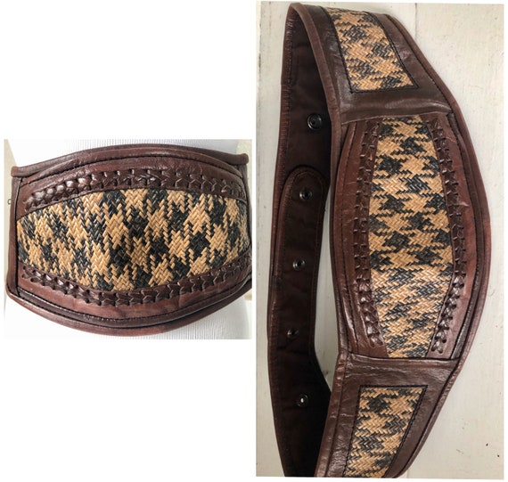 rattan fanny pack
