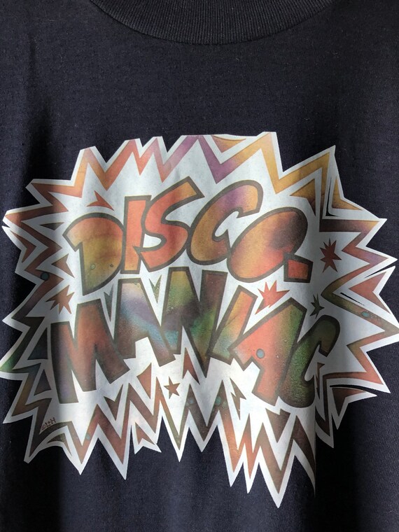 vintage 80’s DISCO MANIAC SHIRT - small - image 4