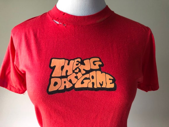 vintage 80’s THE DATING GAME distressed t-shirt -… - image 3