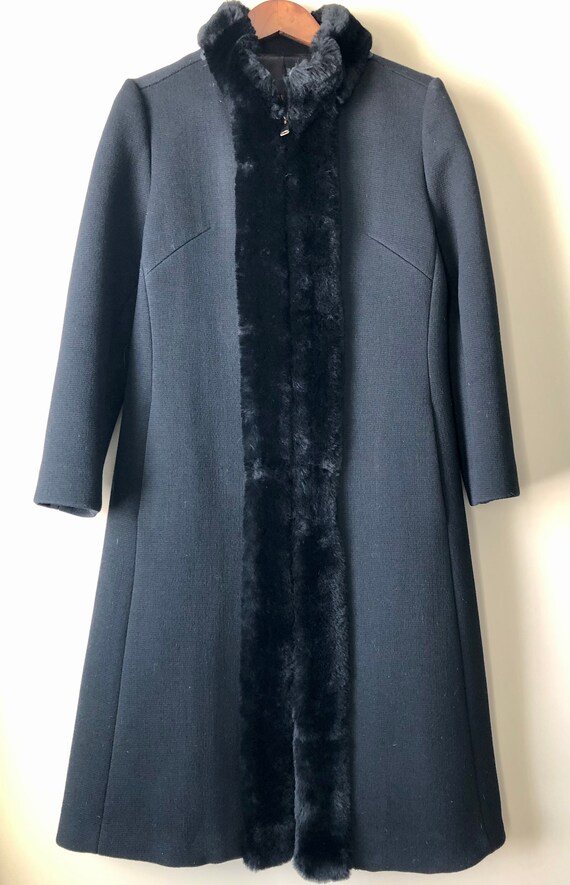 vintage 60’s STRUCTURED PRINCESS COAT - small - image 5