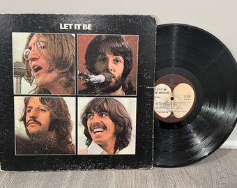 Rare Original 1970 the Beatles Let It Be Apple Records Vintage