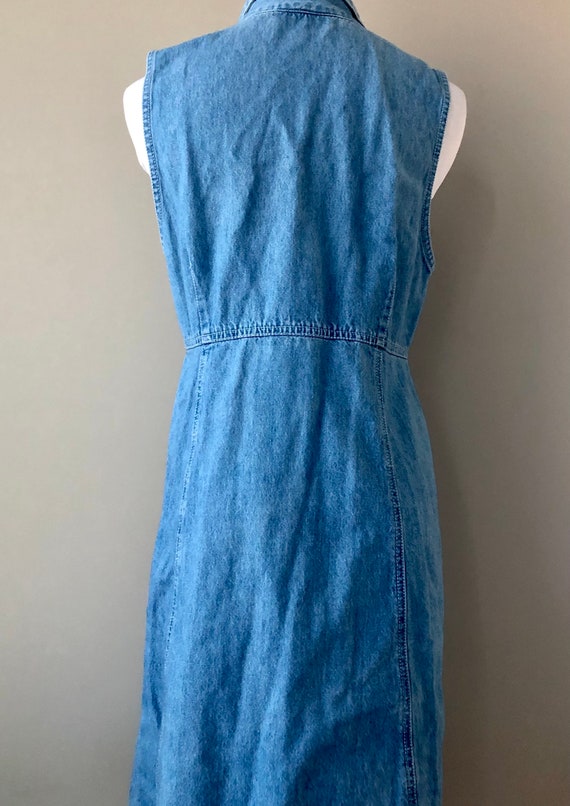 vintage 90’s DENIM BABYDOLL DRESS - small - image 8