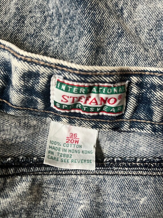 Vintage 80’s Stefano Highwaisted Jeans - size 34 - image 4