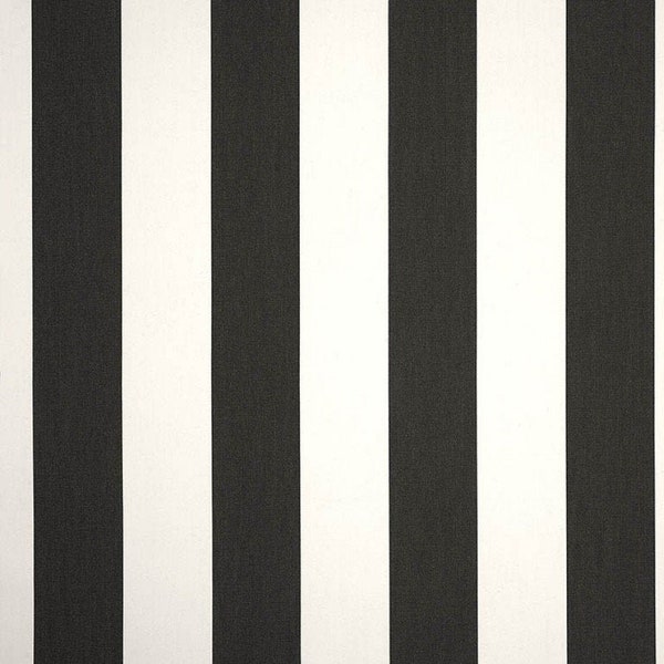 Sunbrella Cabana Classic, black and white stripes, pillow covers, boxed cushion covers, custom sizes, outdoor fabric, covers only!