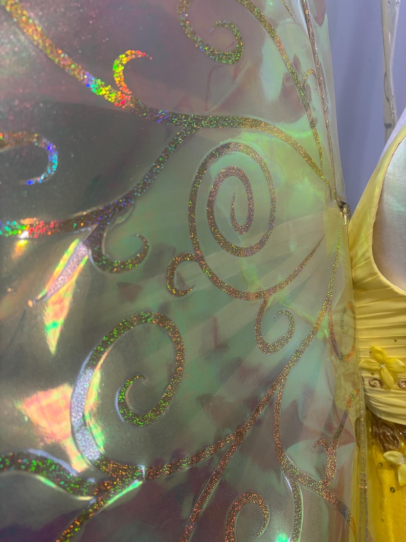 Queen Clarion Inspired Fairy Wings / Gold Fairy Wings / Large Fairy Wings Adult / Adult Fairy Wings / Fairy Queen Wings / Faerie Queen Wings image 5