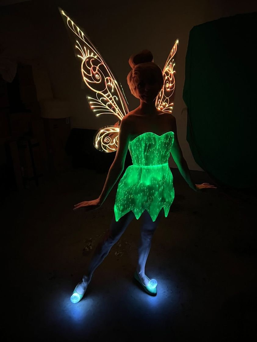 Ali Di Fata Luminose A LED - Per Donne E Bambine, 8 Modalità Luce, Perfectte Per Halloween E Feste - Foto 8