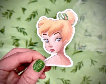 3 inch Tinker Bell Sticker / Tinker Bell Decal / Tinkerbell Fairy / Fairy Sticker / Disney Fairies Bumper Sticker / Window Sticker Car Decal