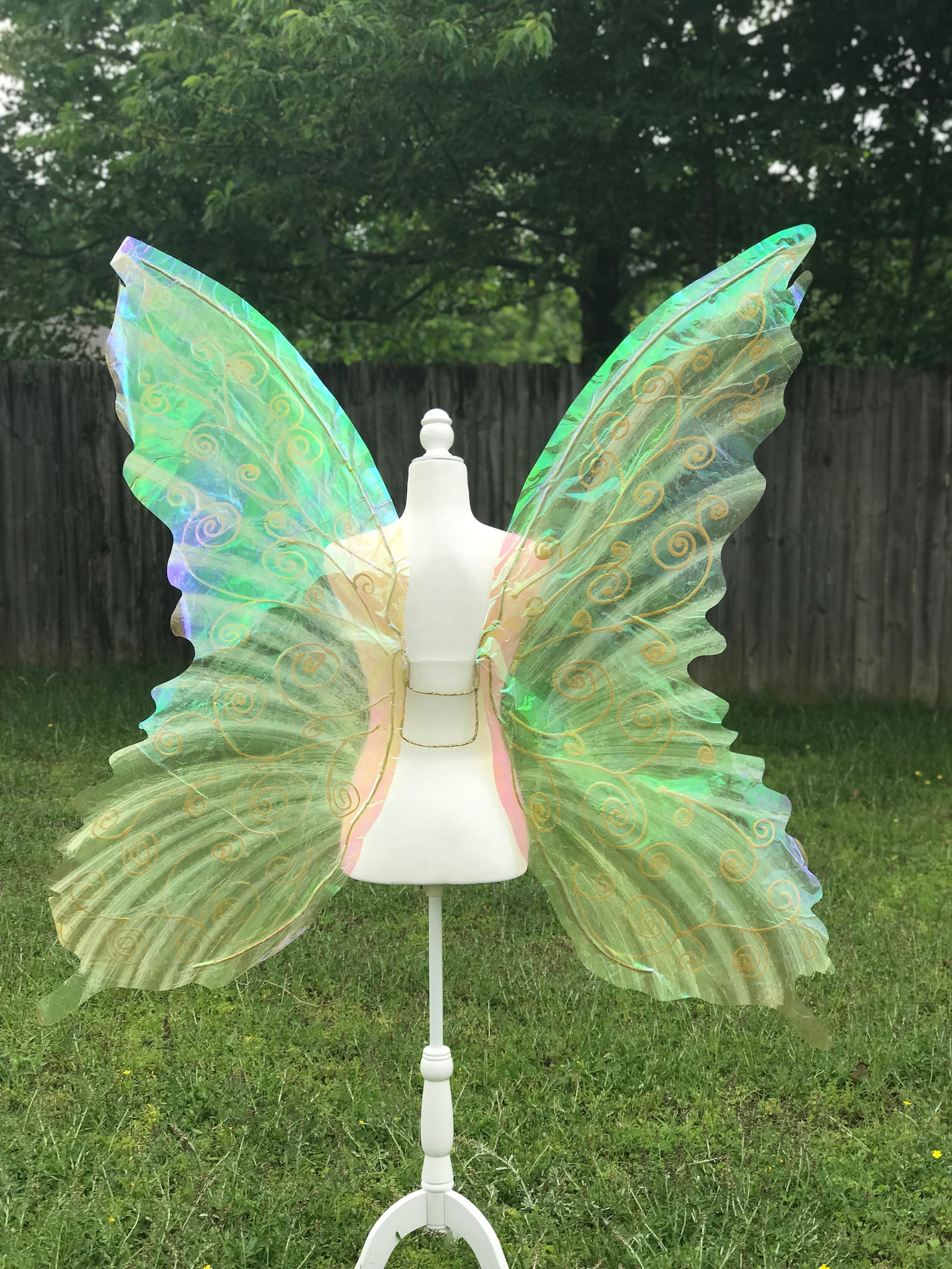 Queen Clarion Inspired Fairy Wings / Gold Fairy Wings / Large Etsy