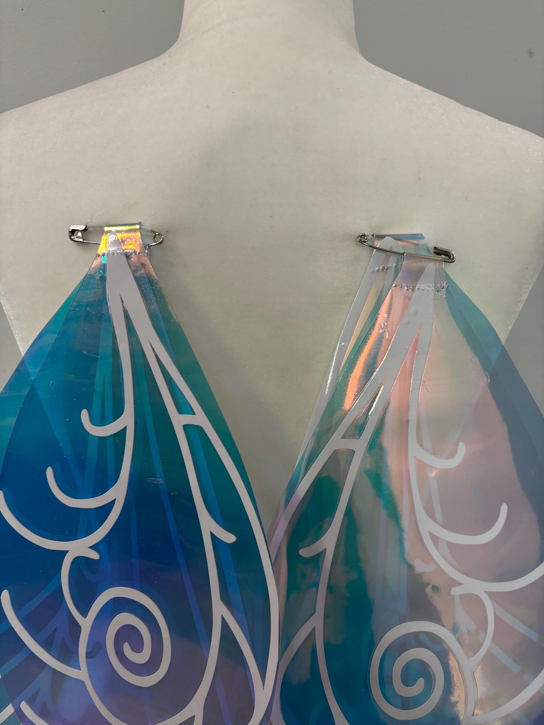 Pvc Wings Resting PVC Tinker Bell Inspired Fairy Wings / Fairy Wings Similar to ...