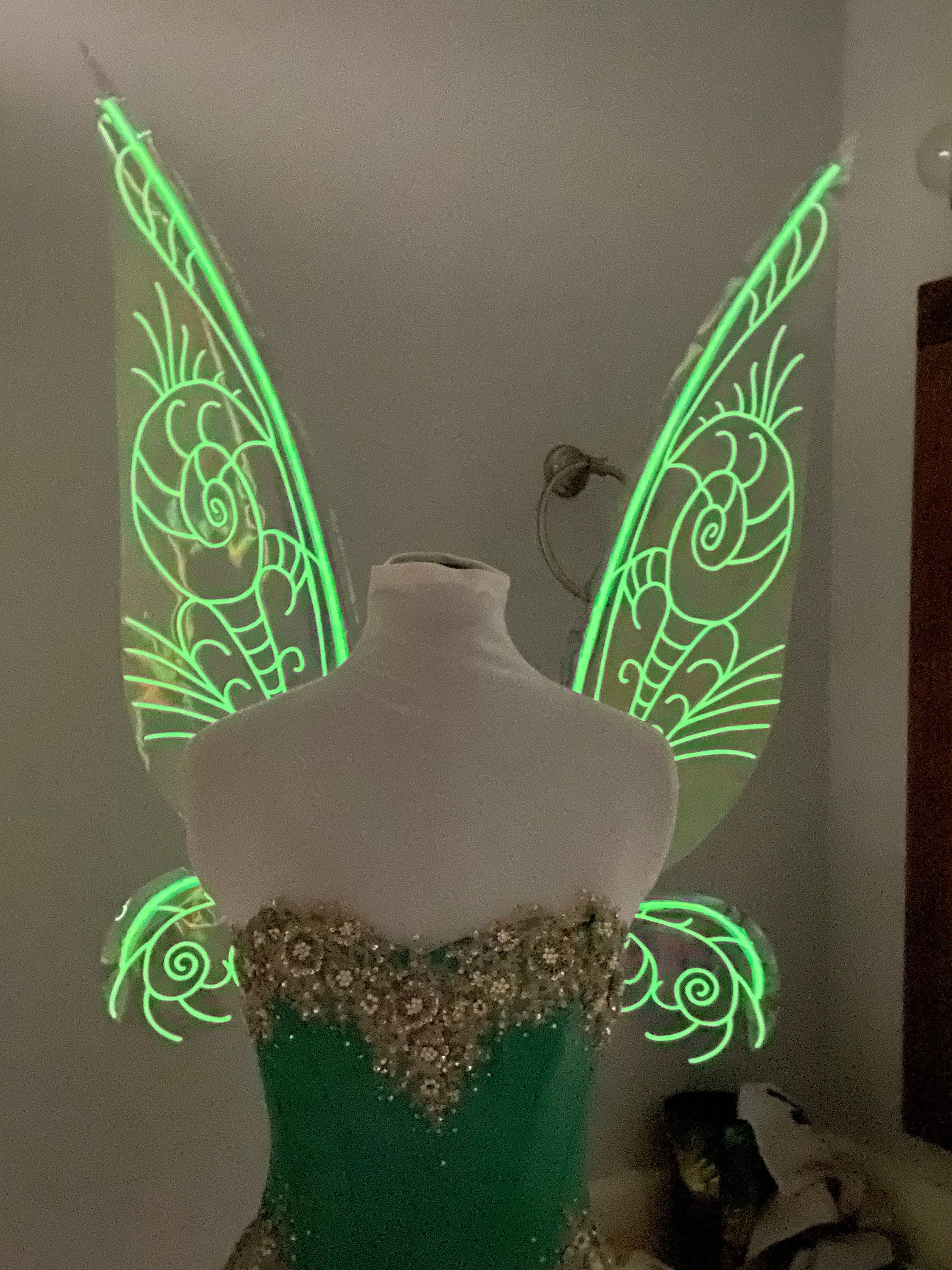 Pixie Wings  Tinkerbell Inspired Plus Size Leggings