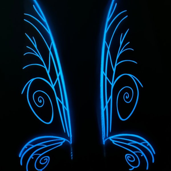 Glow-In-The-Dark Silvermist Inspired Fairy Wings / Fairy Wings similar to the Water Fairy / Fairy Wings Adult / Glow In The Dark Wings /