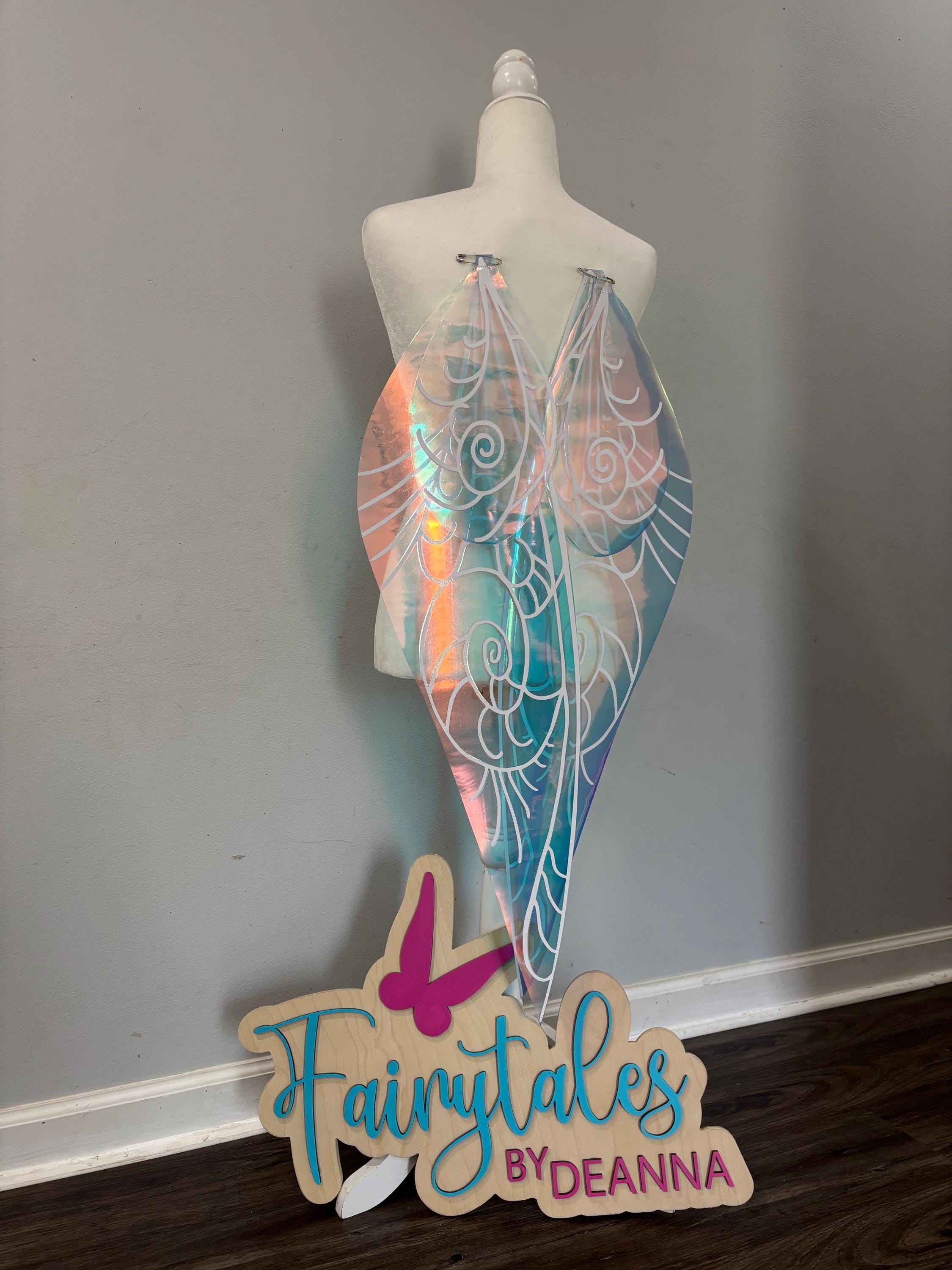Pvc Wings Resting PVC Tinker Bell Inspired Fairy Wings / Fairy Wings Similar to ...