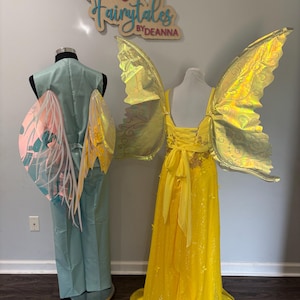 Queen Clarion Inspired Fairy Wings / Gold Fairy Wings / Large Fairy Wings Adult / Adult Fairy Wings / Fairy Queen Wings / Faerie Queen Wings image 10