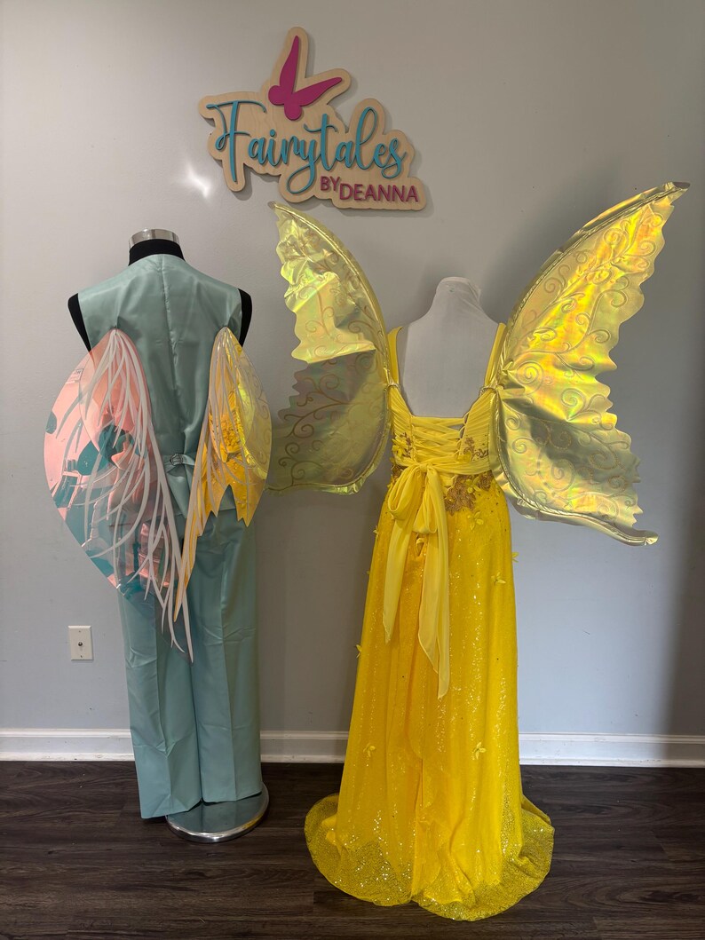 Queen Clarion Inspired Fairy Wings / Gold Fairy Wings / Large Fairy Wings Adult / Adult Fairy Wings / Fairy Queen Wings / Faerie Queen Wings image 10