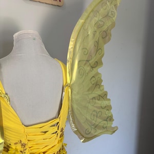 Queen Clarion Inspired Fairy Wings / Gold Fairy Wings / Large Fairy Wings Adult / Adult Fairy Wings / Fairy Queen Wings / Faerie Queen Wings image 9