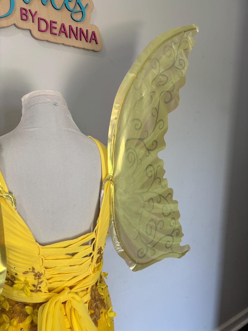 Queen Clarion Inspired Fairy Wings / Gold Fairy Wings / Large Fairy Wings Adult / Adult Fairy Wings / Fairy Queen Wings / Faerie Queen Wings image 9