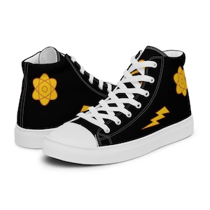 Men’s Goofy Movie Powerline Inspired high top canvas shoes