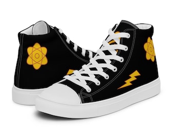 Men’s Goofy Movie Powerline Inspired high top canvas shoes