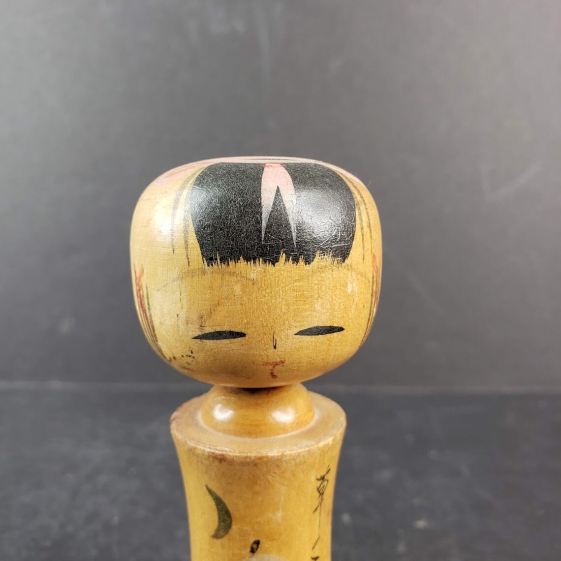 Vintage Japanese Kokeshi Bobblehead Doll Made in Japan Hand Etsy