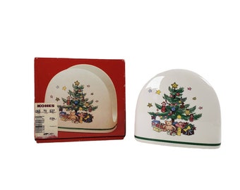 Nikko Christmastime Napkin Holder Christmas Tree Design Made