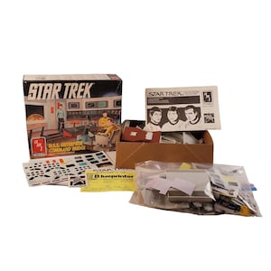 Star Trek USS Enterprise Command Bridge Model Kit #6007 2 Sets Both Complete and Partially Build