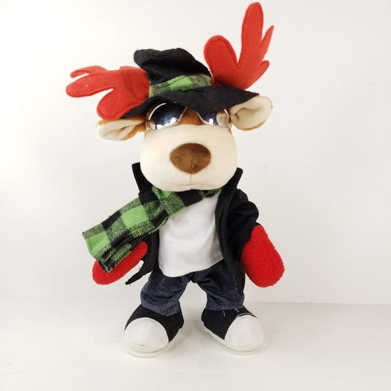animated plush reindeer