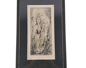 ナイブルク、リンケ - エッチング/リトグラフ - 直筆サイン入り - Etsy