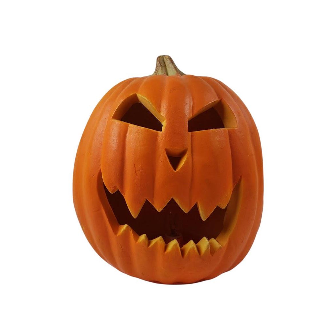Vintage Trendmasters Jack O Lantern Lighted Pumpkin Blow Mold Foam ...