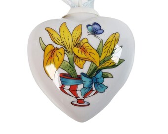 Hutschenreuther Mini Herzen Fruhlingsgrusse Porcelain Heart